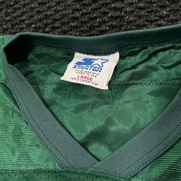 Starter New York Jets Keyshawn Johnson 19 Jersey Green Youth Large 14-16 Vintage - Picture 3 of 7